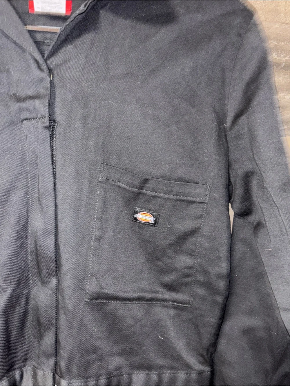 Dickies Black Work Coverall Jumpsuit Large - Picture 8 of 13